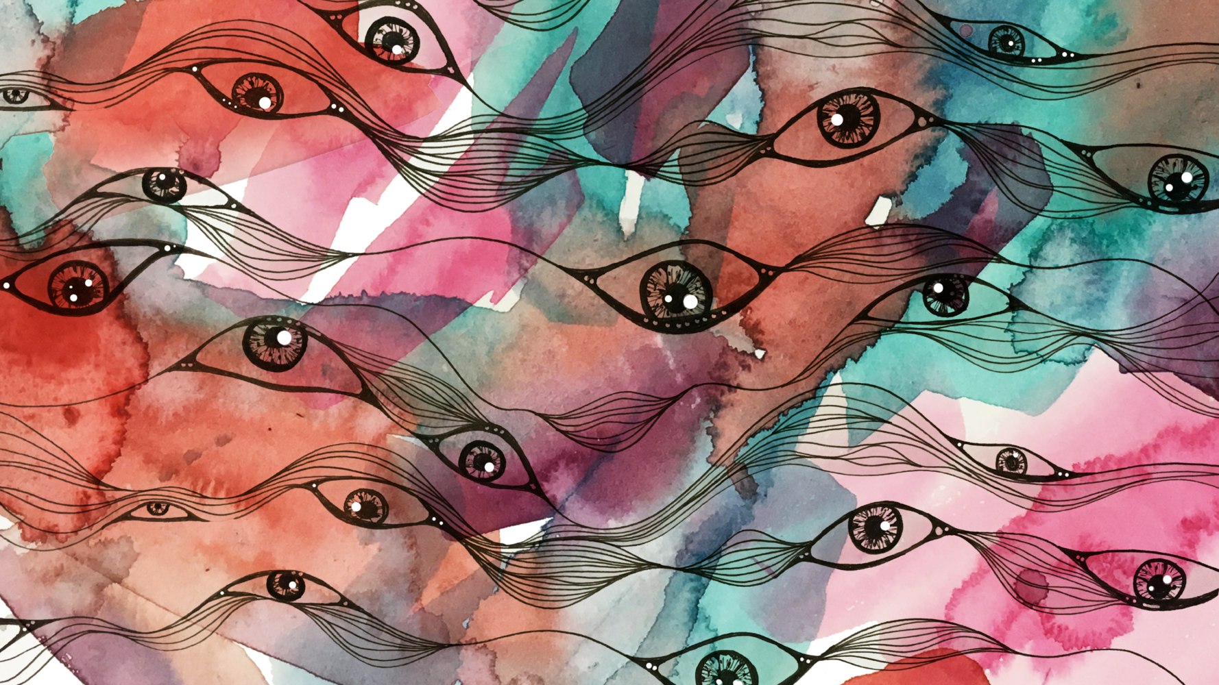 Series of all-seeing eyes