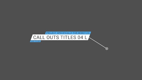 Call-out banner with two subtitles