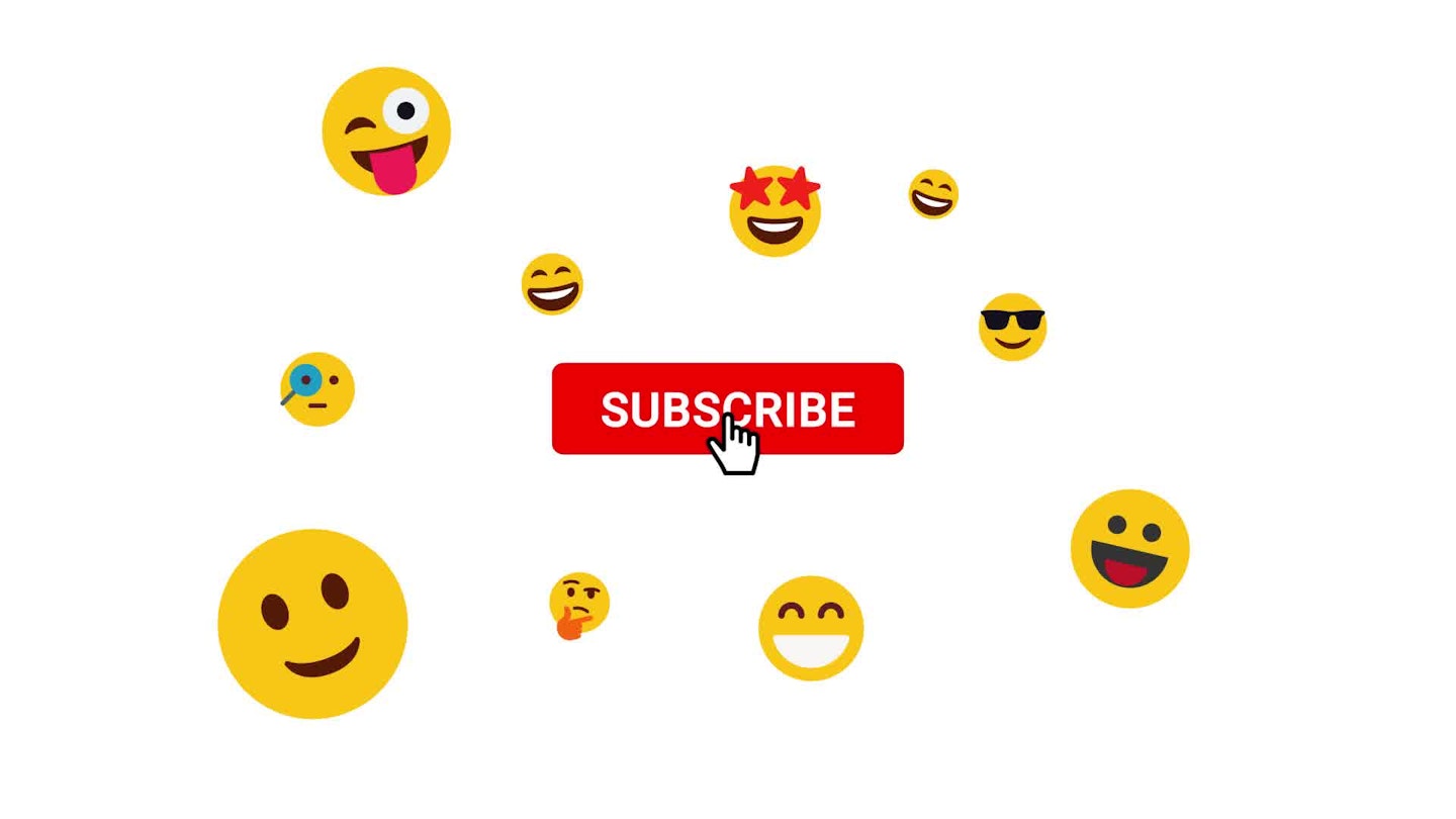 Emoji Subscribe Screen - Free Premiere Pro Template - Mixkit