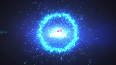 Particle Explosion Logo