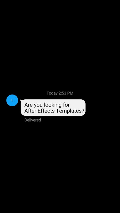 Text Message Animation