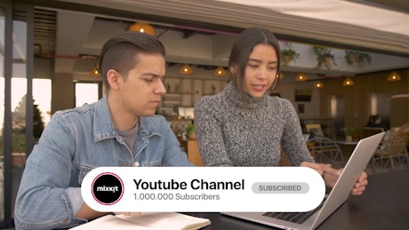 YouTube subscription banner