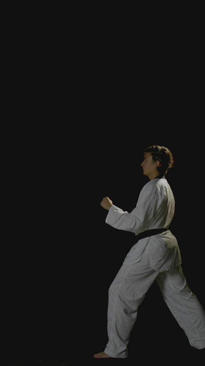 karate kick woman