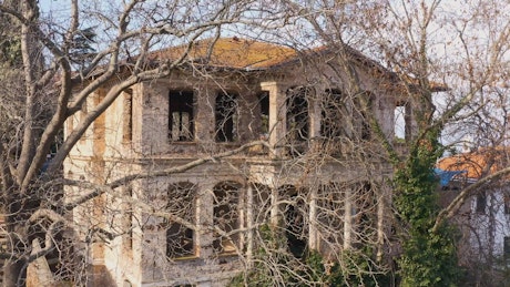 Abandoned house on the Prince Islands.