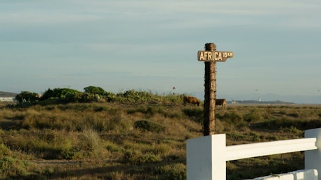 Africa sign