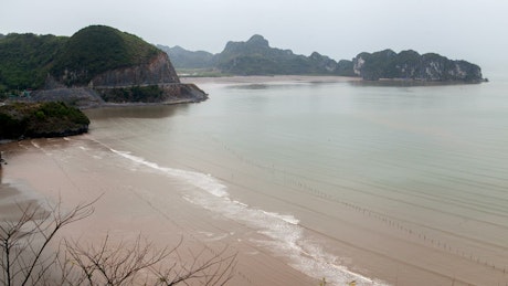 Beach timelapse in Vietnam