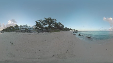 Beautiful coastline in 360 VR.