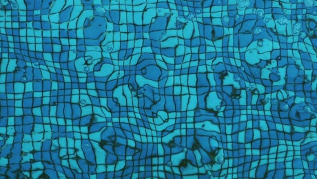 Blue mosaic pool