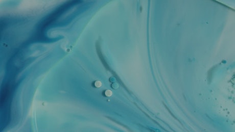 Bluish abstract fluid in motion