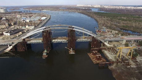 Bridge under construction