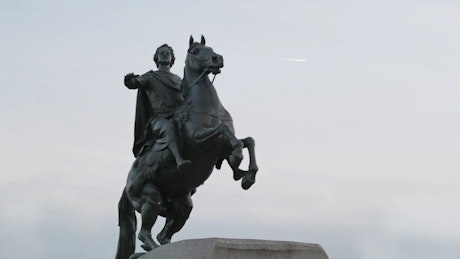 Bronze Horseman statue