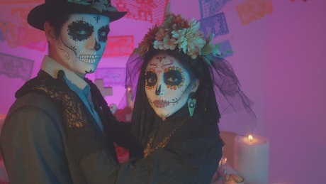 Catrin and Catrina on day of the dead