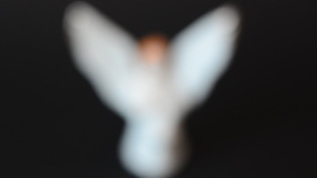 Ceramic figure of an angel.
