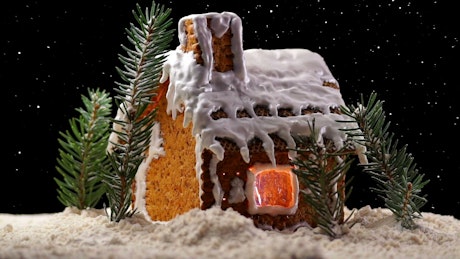Christmas gingerbread house.