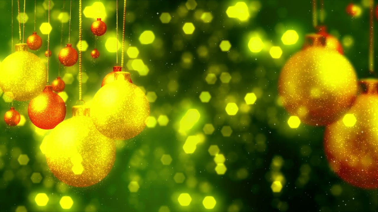 Christmas tree decoration concept, background video - Free Stock Video