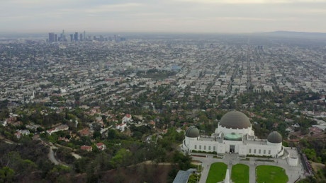 City view from the Observatory in Los Angeles.