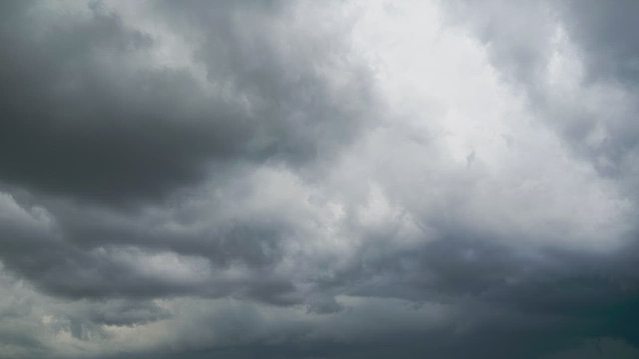 Cloudy sky before raining - Free Stock Video