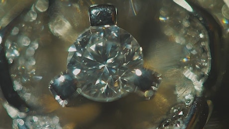 Diamond ring up close