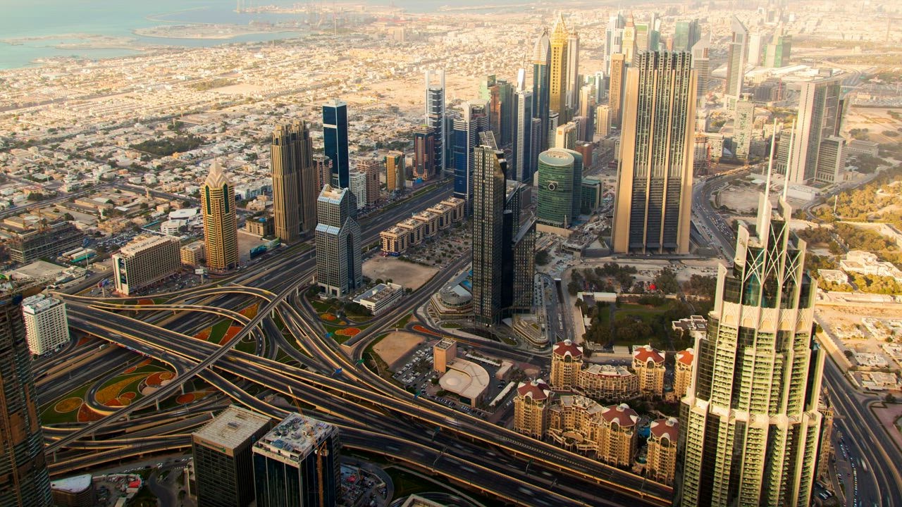 Lansekap Pencak 888slot apk ar Langit Dubai dan Suburbs