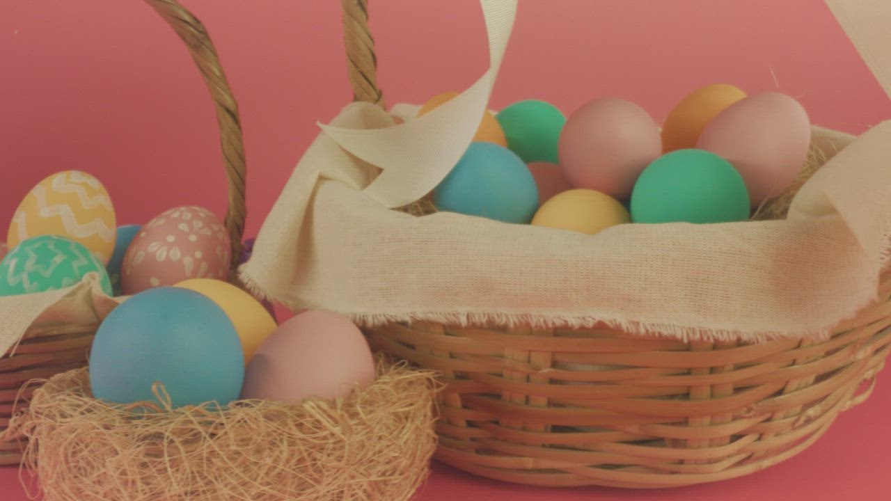 Easter decorative baskets.