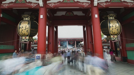 Entrance of the Senso Ji Shrine in Tokyo.