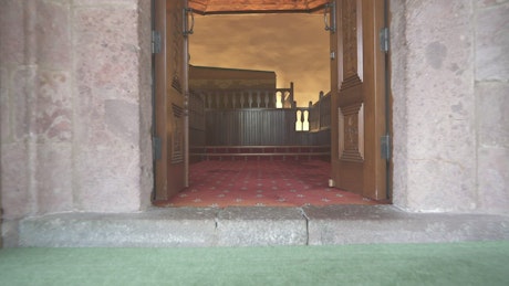 Entrance to an Islamic tomb.