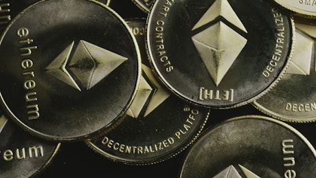 Ethereum coins rotating