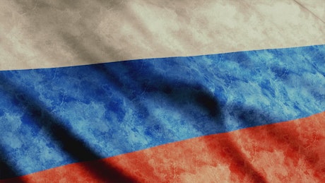 Faded Russia flag.