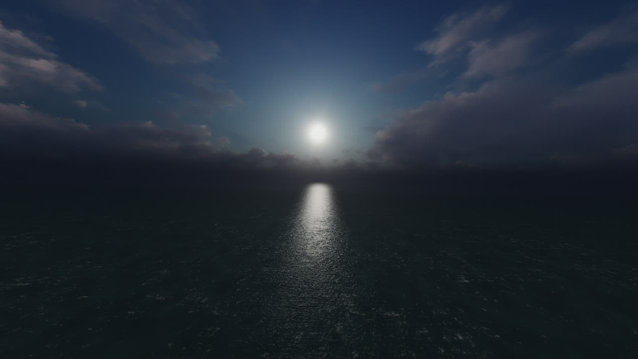 ⁣Flying to 888 slot cc  the horizon over the sea at night