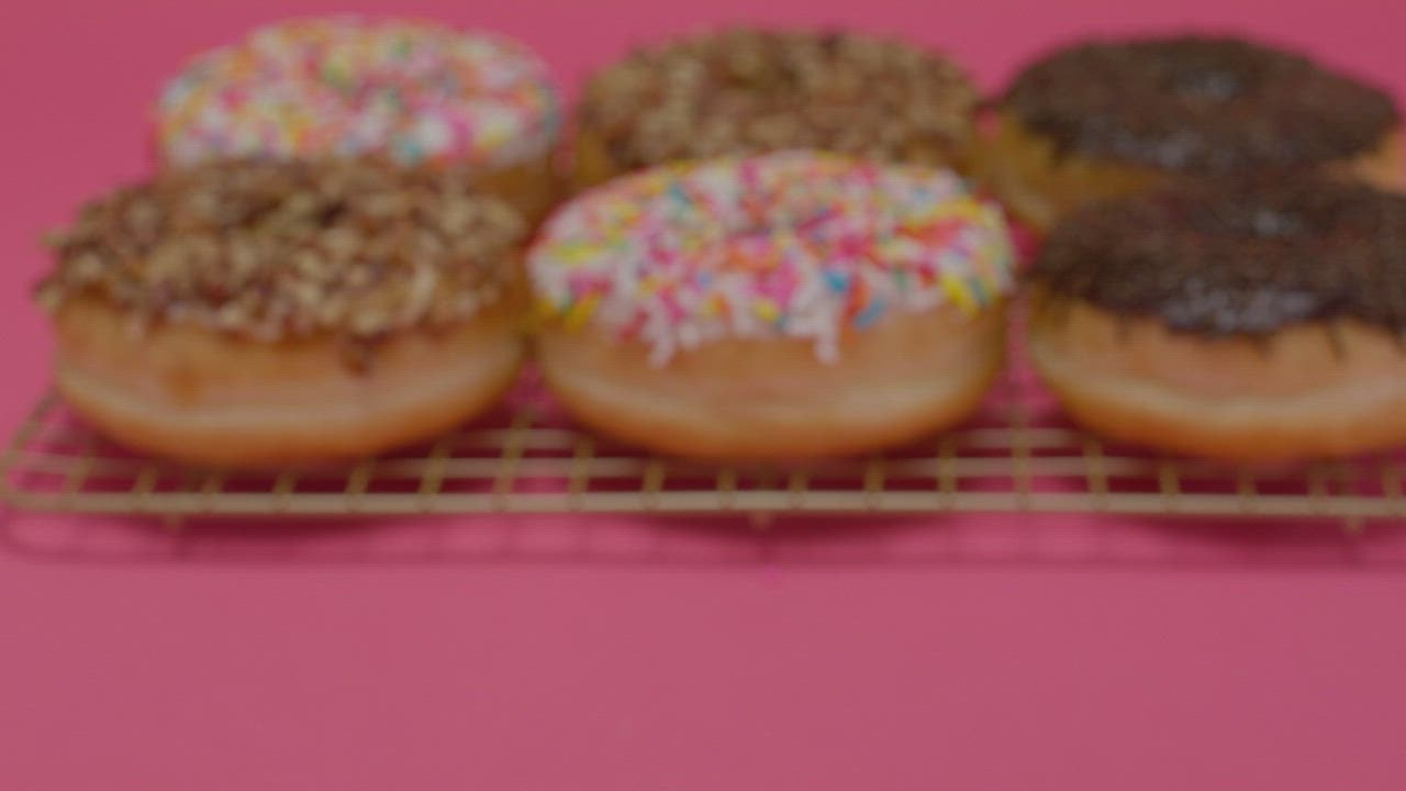 Glazed donuts of various flavor judi bola slot s