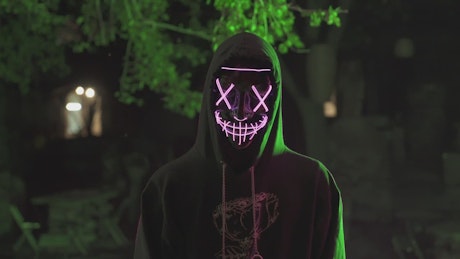 Halloween LED light mask
