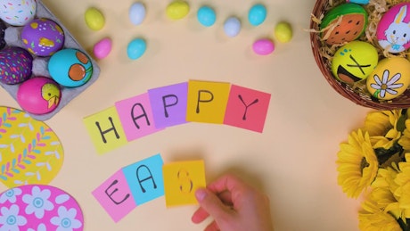 Happy Easter, title video.