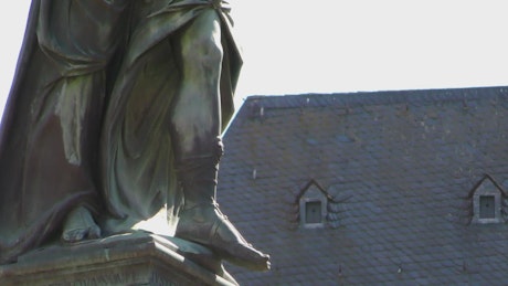 Lady justice statue.
