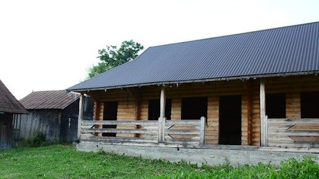 Large farm shed