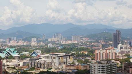 Malaysia cityscape at daytime