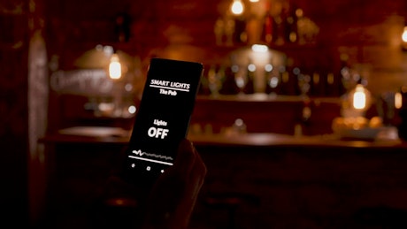 Man uses innovative app to turn on lights in hip bar