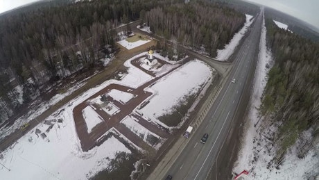 Memorial ground in Russia
