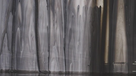 Metallic liquid textures video