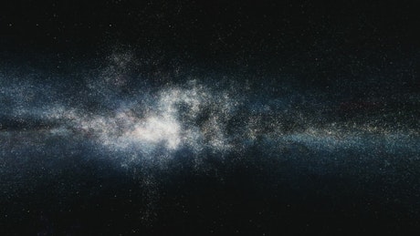 Milky way in the cosmos.