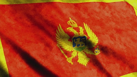 Montenegro flag.