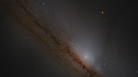 Nebula in dark space.