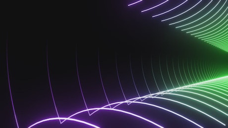 Neon waves, Vj loop.