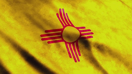 New Mexico State flag.