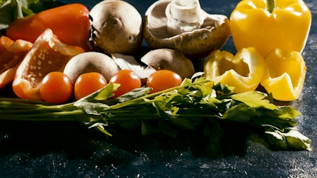 Organic vegetables for cooking
