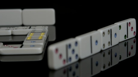 Playing a game of Dominoes