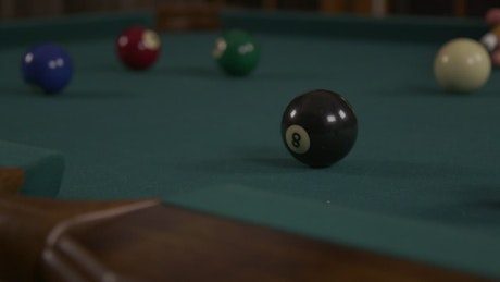 Playing on a Billiard table