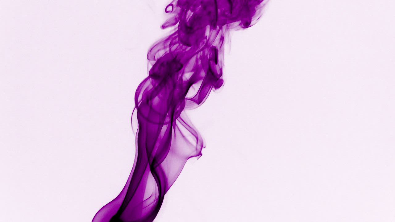 Purple smoke on white background - Free Stock Video - Mixkit