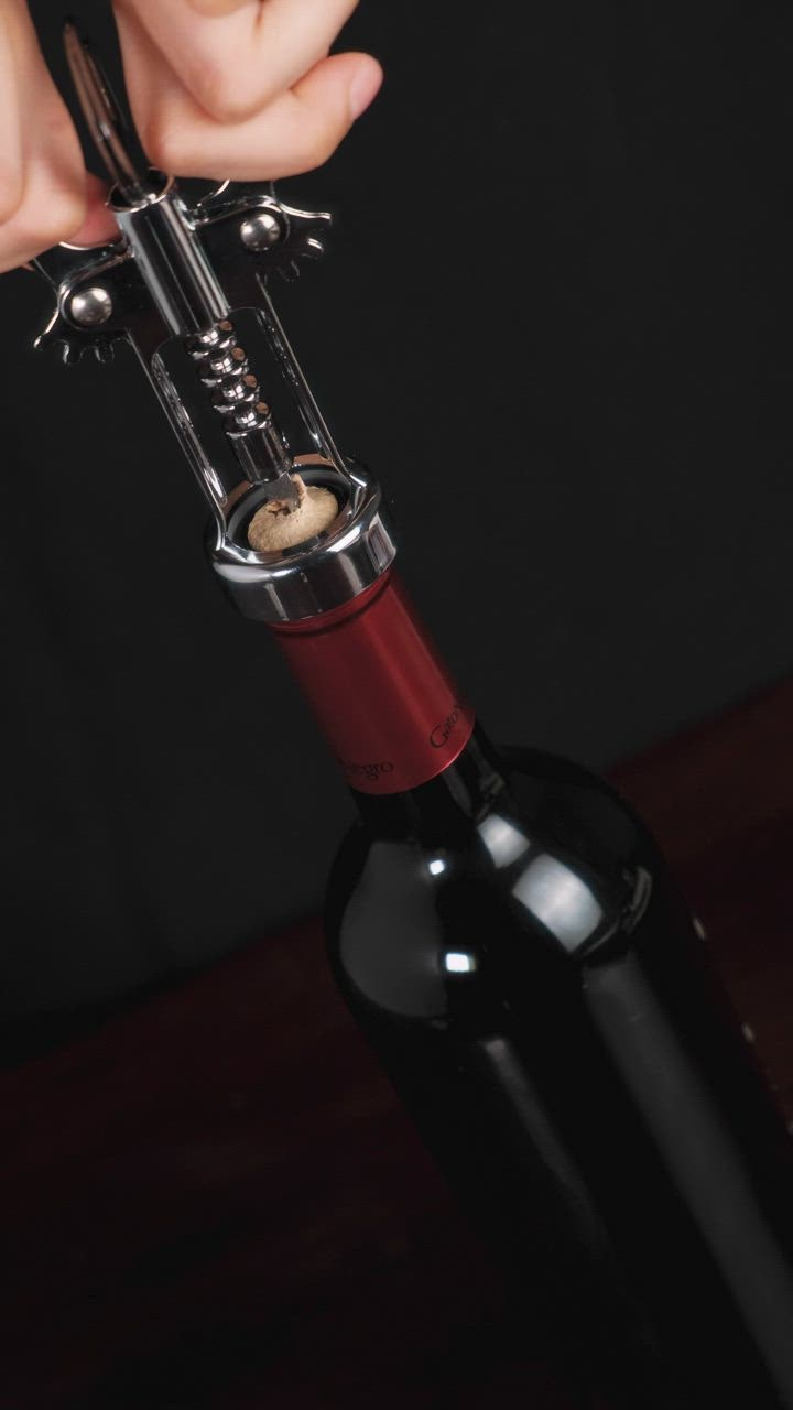 how to remove cork from wine bottle with corkscrew