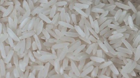 Rice grains in detail.