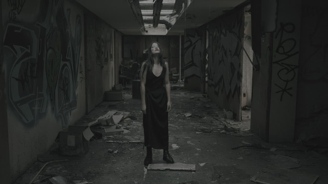 scary ghost girl hallway